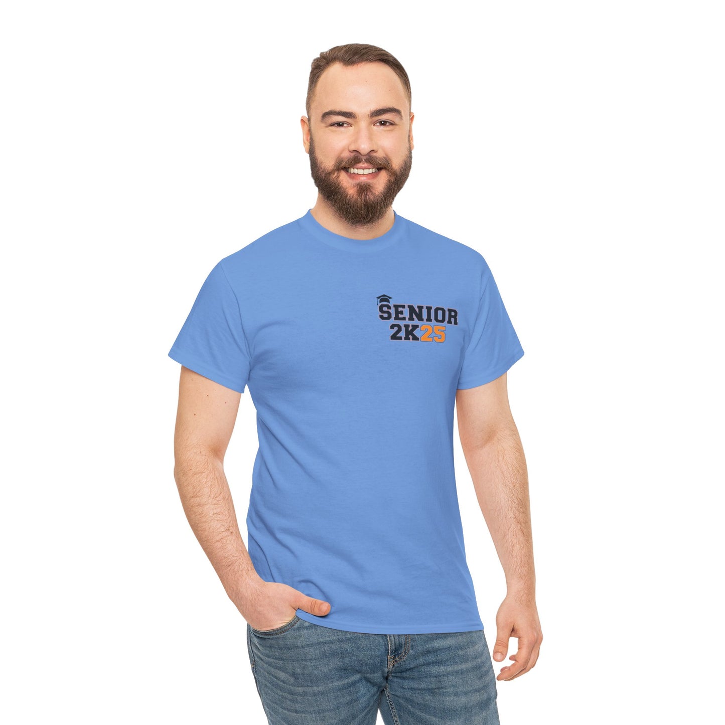 Gildan 5000 Unisex Graduate Tee - Class of 2025 Senior Shirt Great Gift Asst. Colors & Sizes