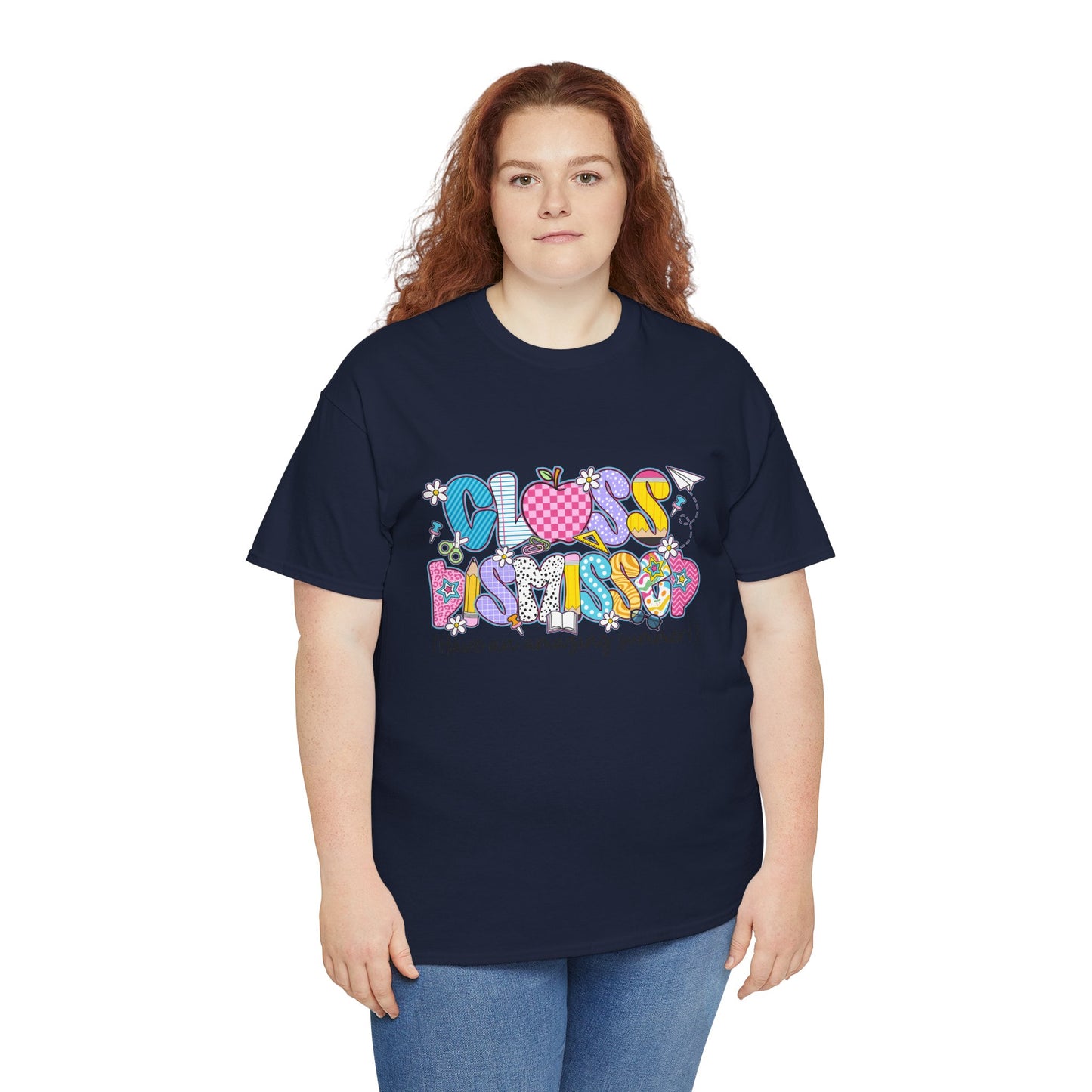 Gildan Garment-Dyed Summer Vibes Unisex Heavy Cotton Tee - "Class Dismissed!" Asst. Colors & Sizes