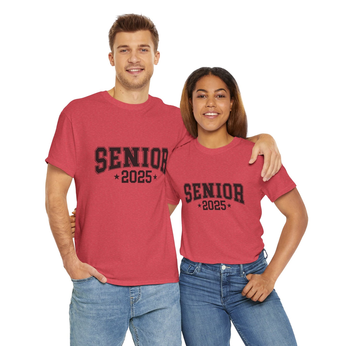 Gildan "2025 Senior" Unisex Heavy Cotton Tee - Celebrate Graduation in Style Asst. COlors & Sizes