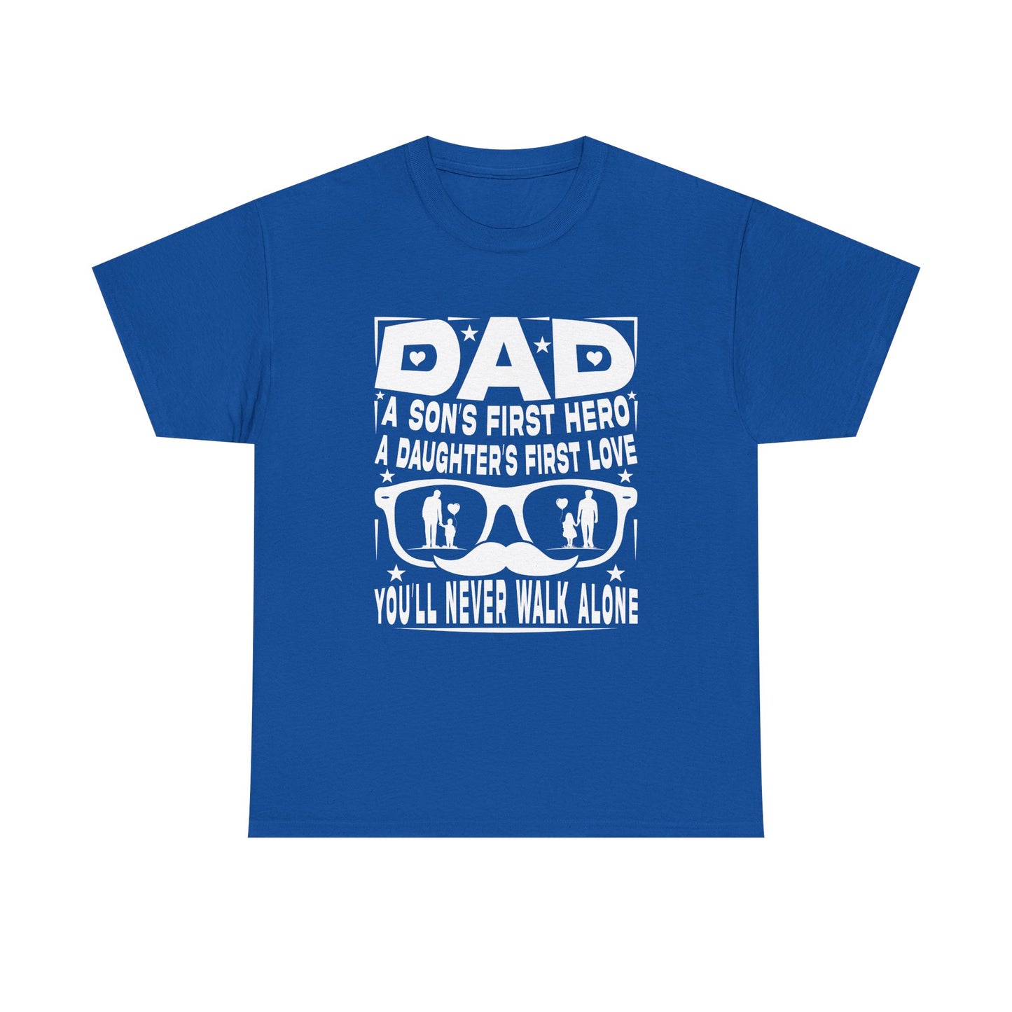 Dad Hero Unisex Heavy Cotton Tee - Perfect Gift for Father's Day