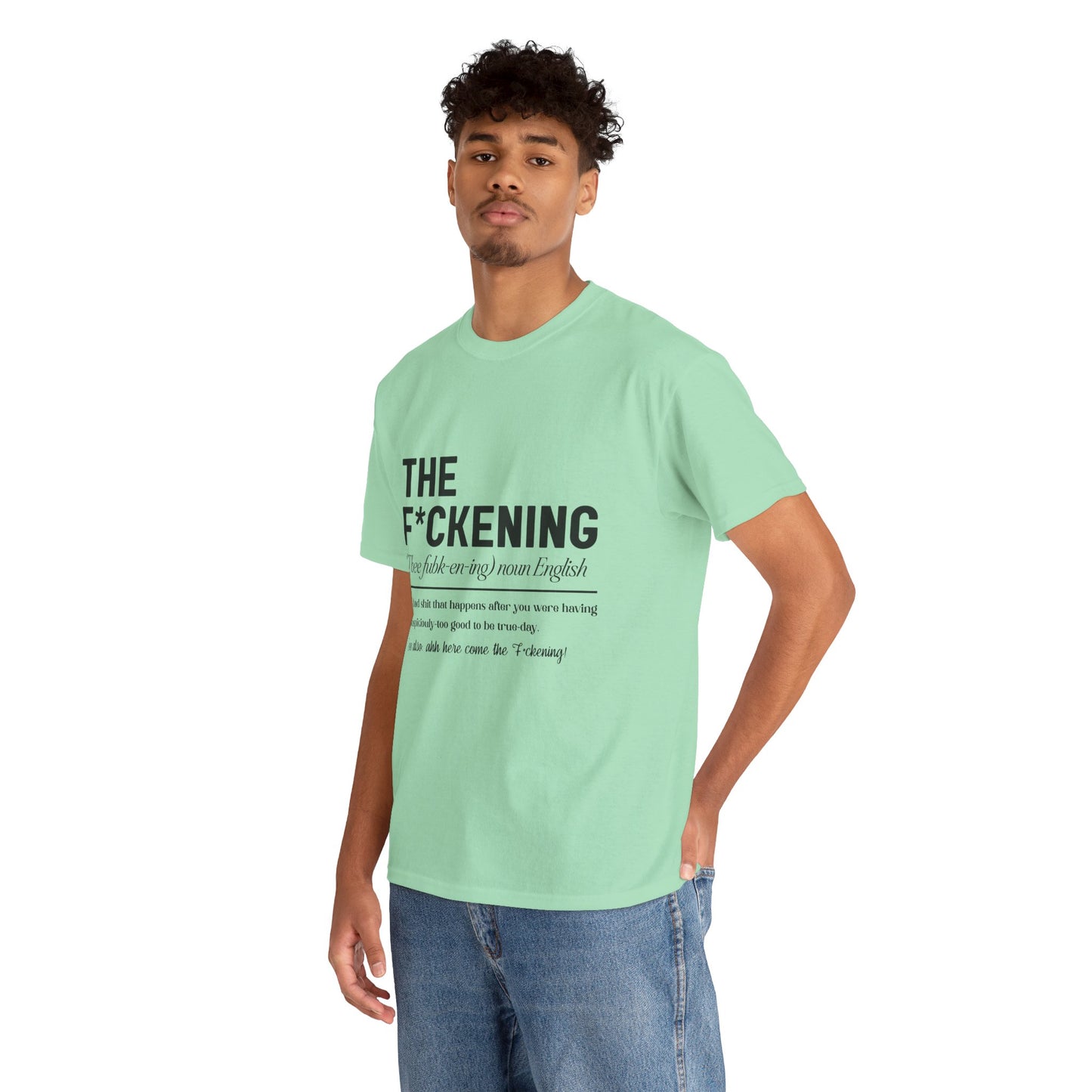 Gildan 5000"The F*ckening" Unisex Heavy Cotton Tee - Funny Graphic T-Shirt for English Lovers Asst Sizes & Colors