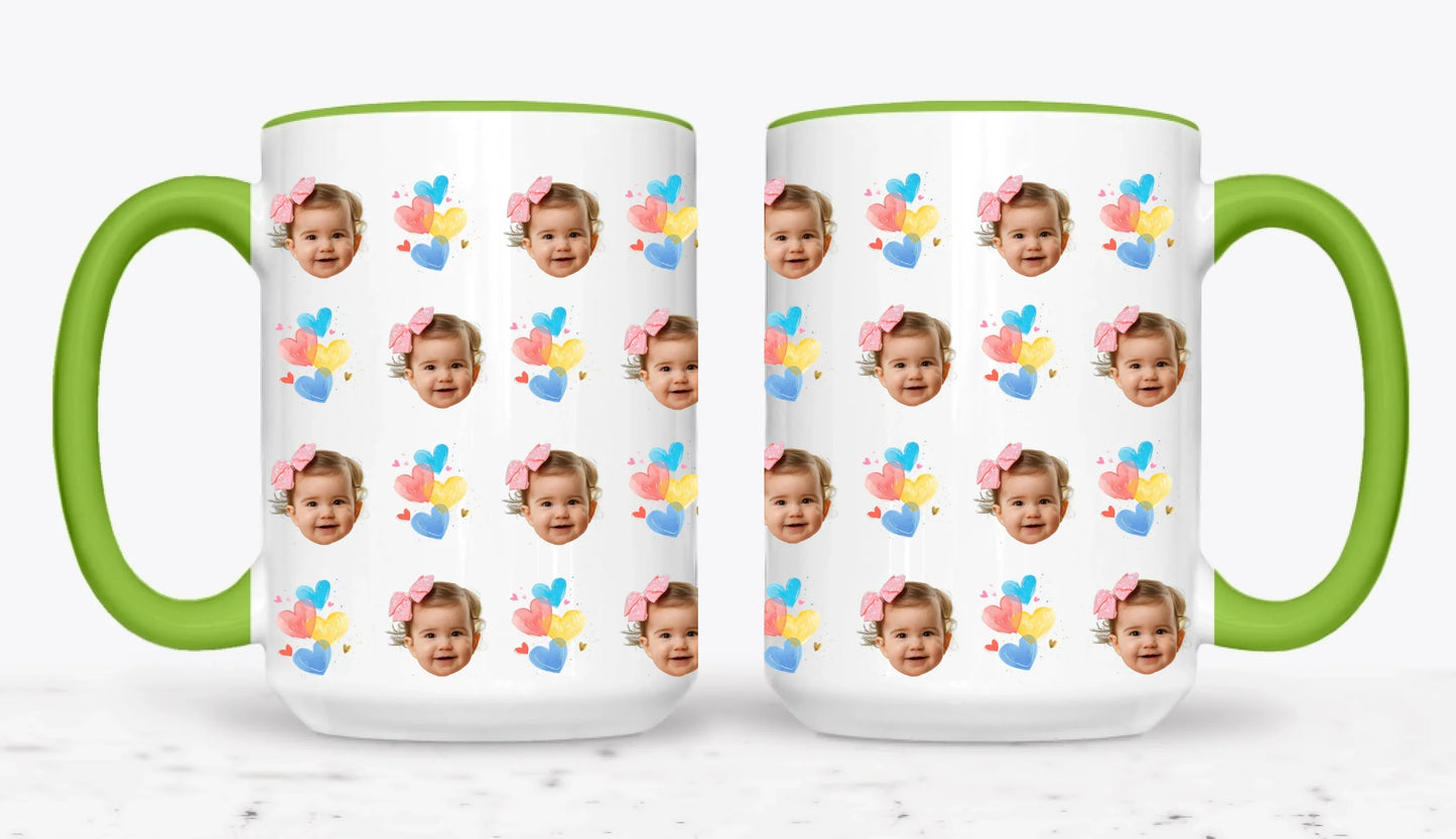 15oz Green 2-Mug SM