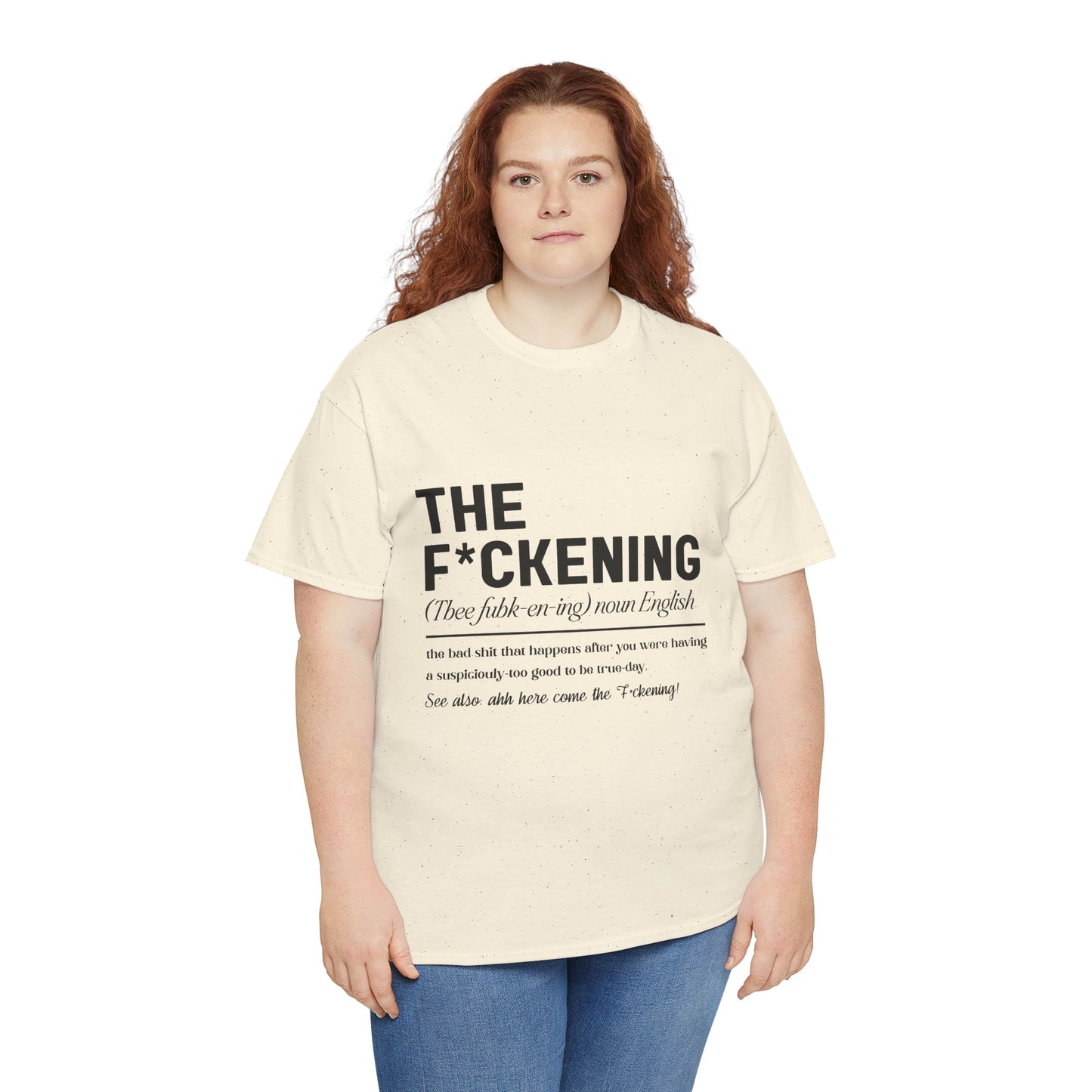 Gildan 5000"The F*ckening" Unisex Heavy Cotton Tee - Funny Graphic T-Shirt for English Lovers Asst Sizes & Colors