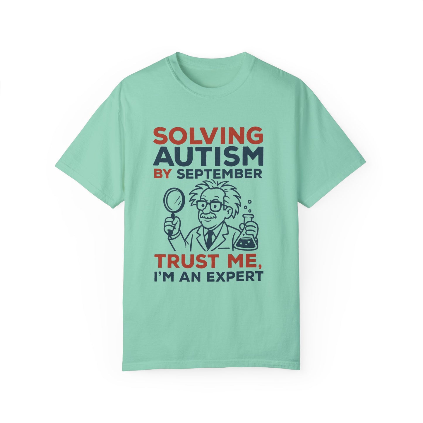 Comfort Colors Unisex Garment-Dyed T-Shirt - "Solving Autism by September" - Expert Design