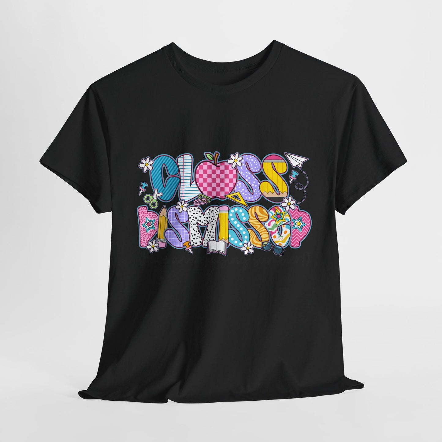 Gildan Garment-Dyed Summer Vibes Unisex Heavy Cotton Tee - "Class Dismissed!" Asst. Colors & Sizes