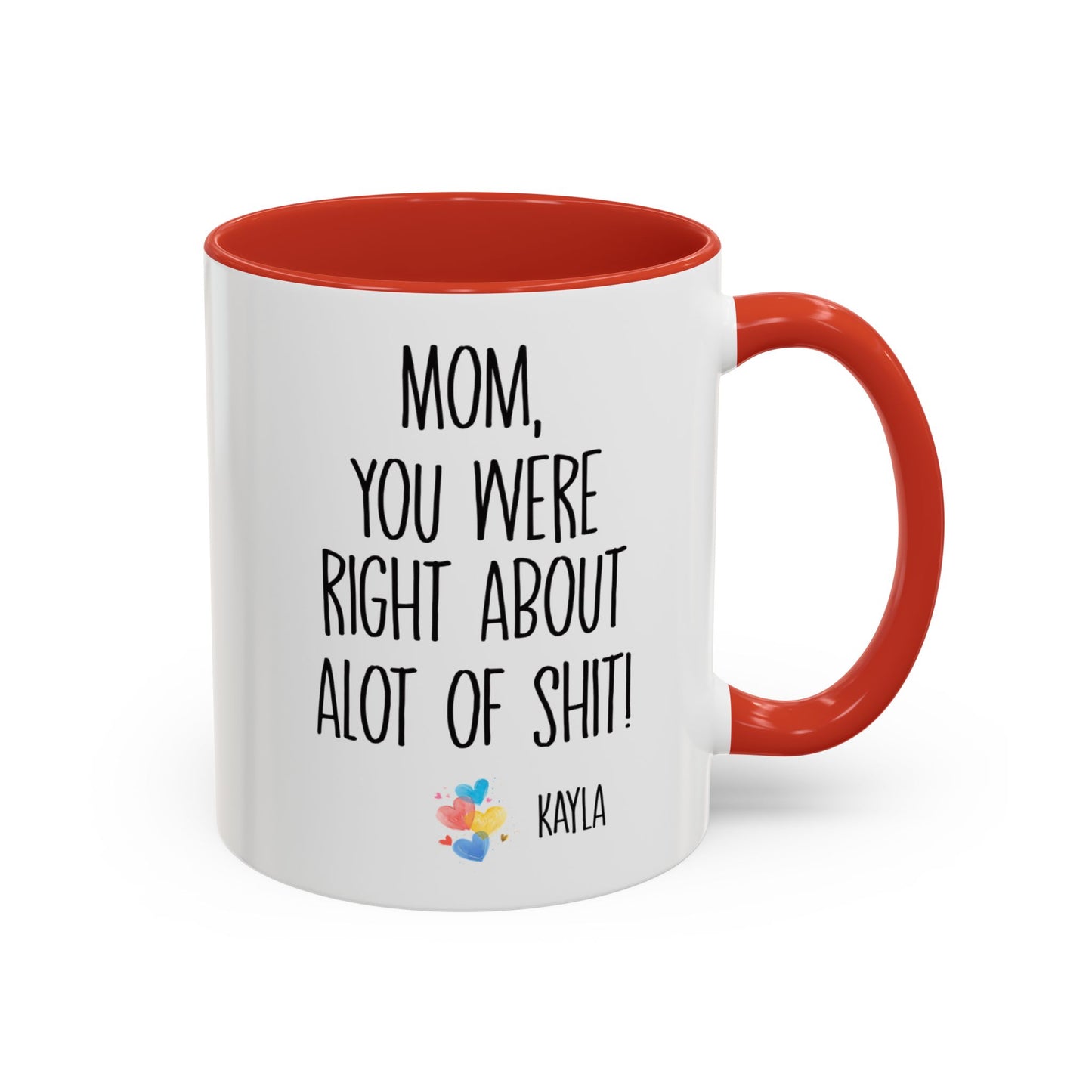 Mug For Mom - Mom You Were Right About Alot Of Shit Coffee Mug (11, 15oz)