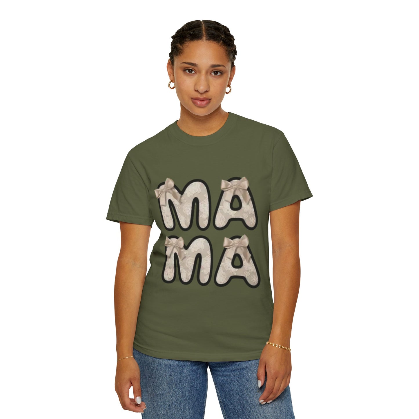 Comfort Colors 'Mama' Love Garment-Dyed Unisex T-Shirt - Perfect for Mother's Day Gift Asst. Colors & Sizes