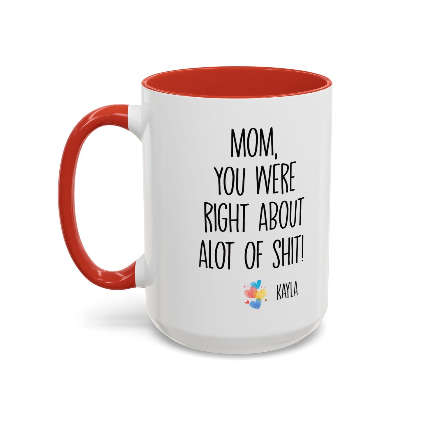 Mug For Mom - Mom You Were Right About Alot Of Shit Coffee Mug (11, 15oz)