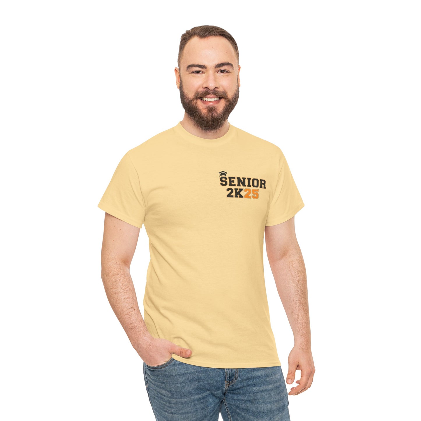 Gildan 5000 Unisex Graduate Tee - Class of 2025 Senior Shirt Great Gift Asst. Colors & Sizes