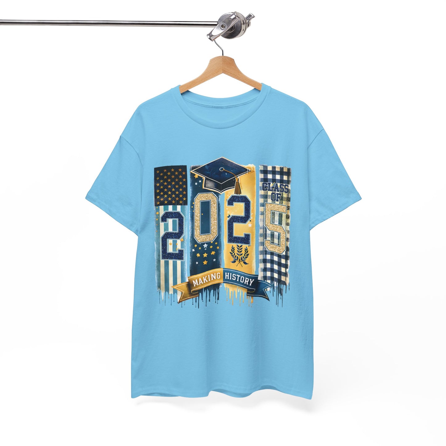 Gildan Graduation 2025 Heavy Cotton Tee - Making History Unisex Shirt Unisex Available in Asst. Sizes & Colors