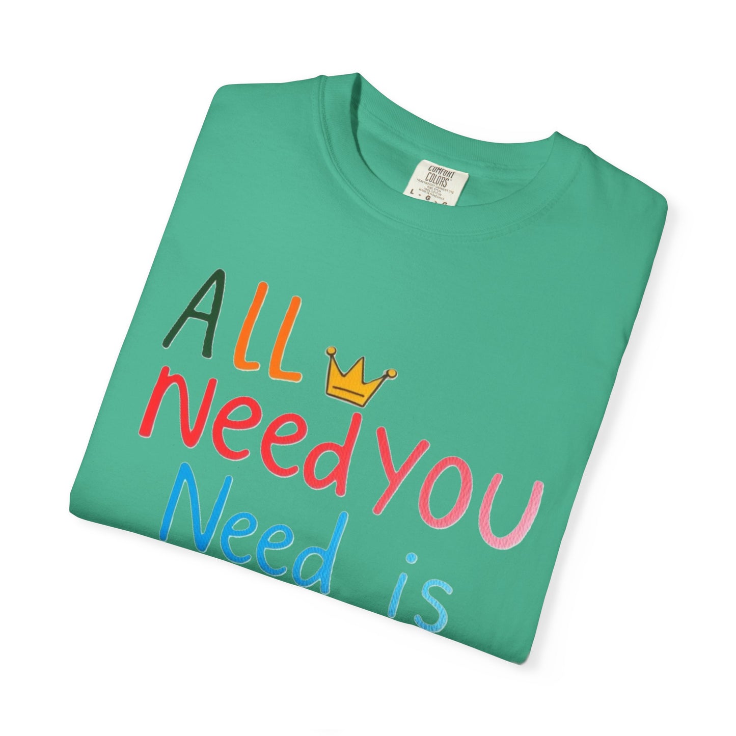 Comfort Colors 'All You Need is Mom' Garment-Dyed T-Shirt | Perfect Gift for Mother's Day Asst. Colors & Sizes