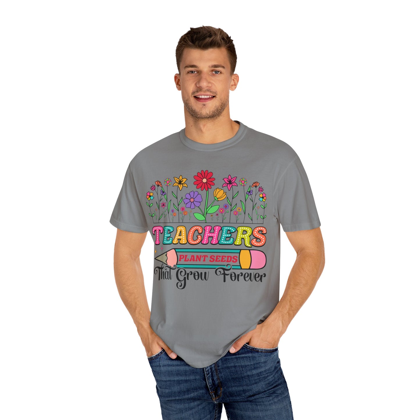 Teacher's Week!! Show your appreciation with This Unisex Garment-Dyed T-shirt in Asst. Colors & Sizes