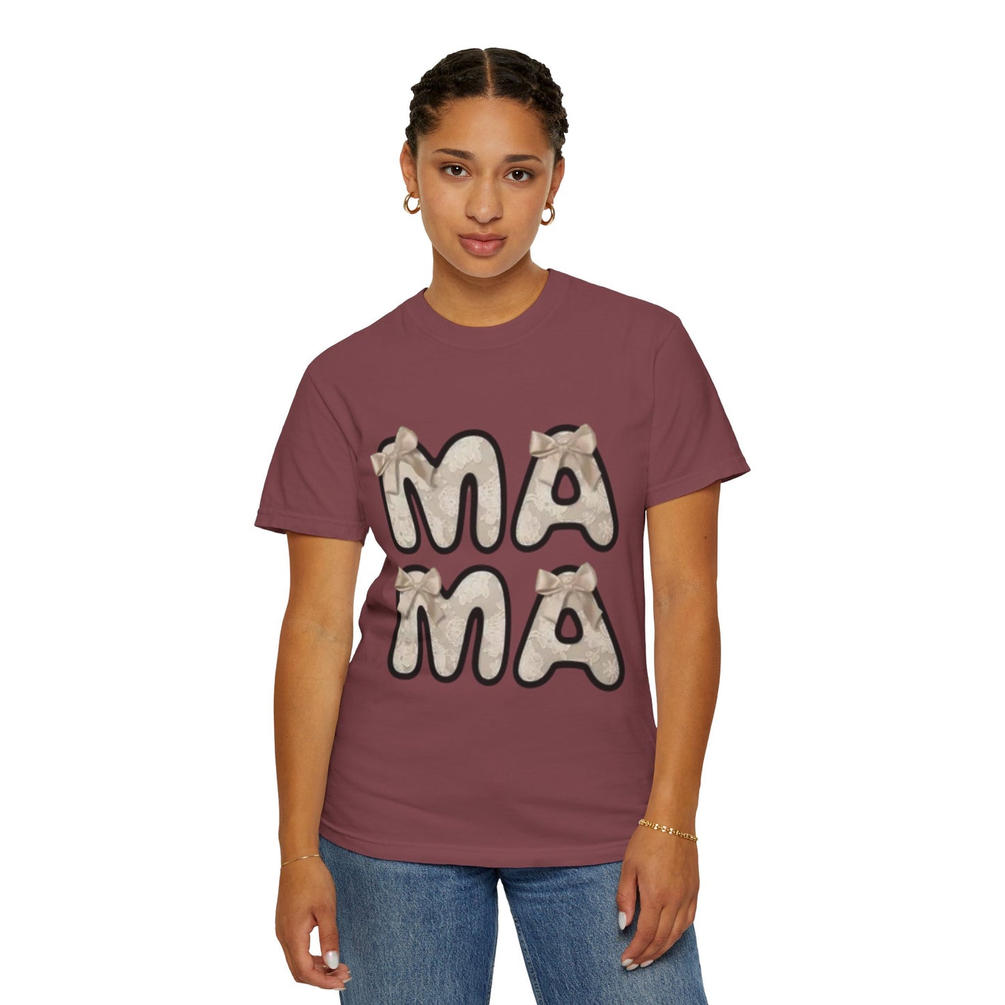 Comfort Colors 'Mama' Love Garment-Dyed Unisex T-Shirt - Perfect for Mother's Day Gift Asst. Colors & Sizes