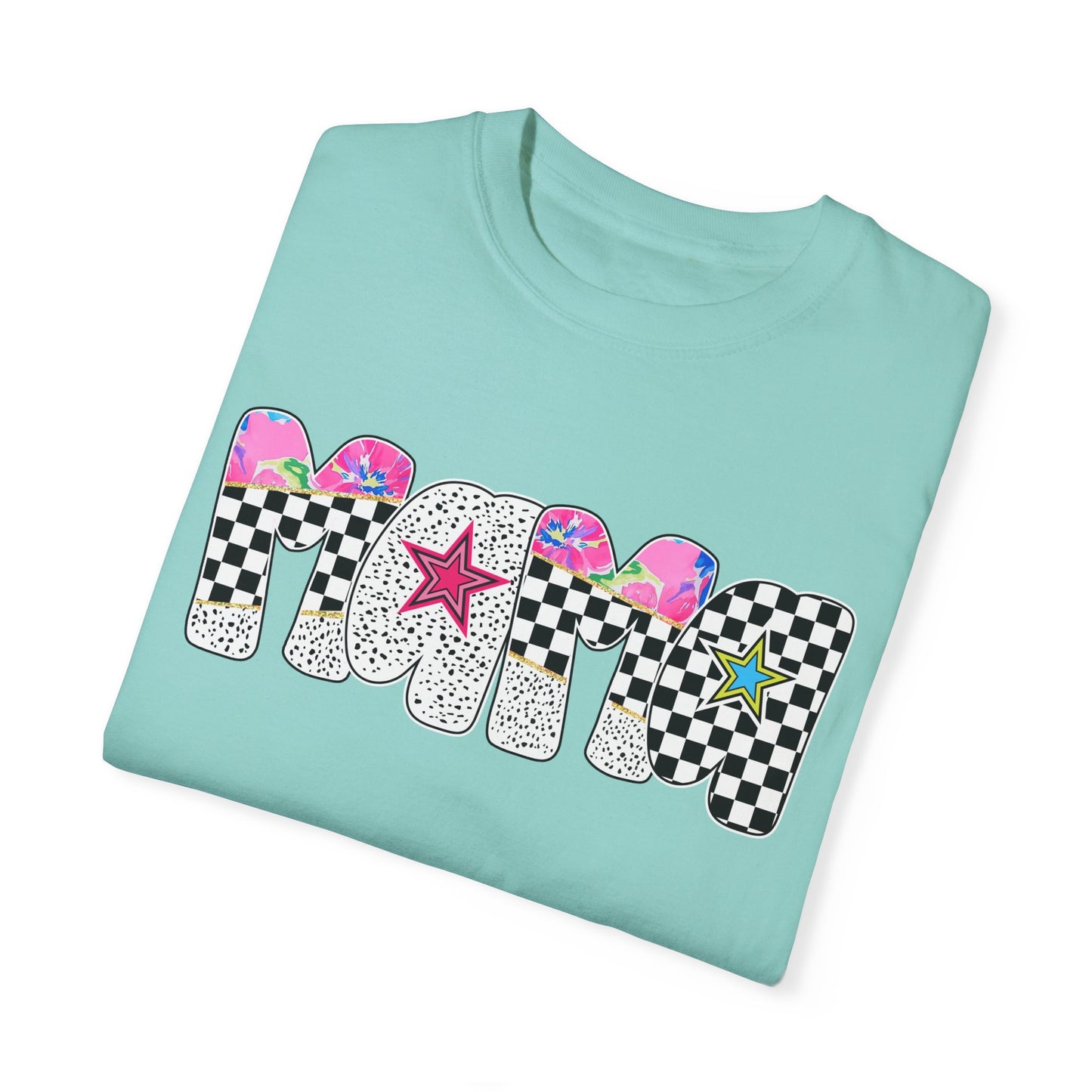 Comfort Colors Retro Vibe Mother's Day T-Shirt with Star Design Asst. Colors & Sizes