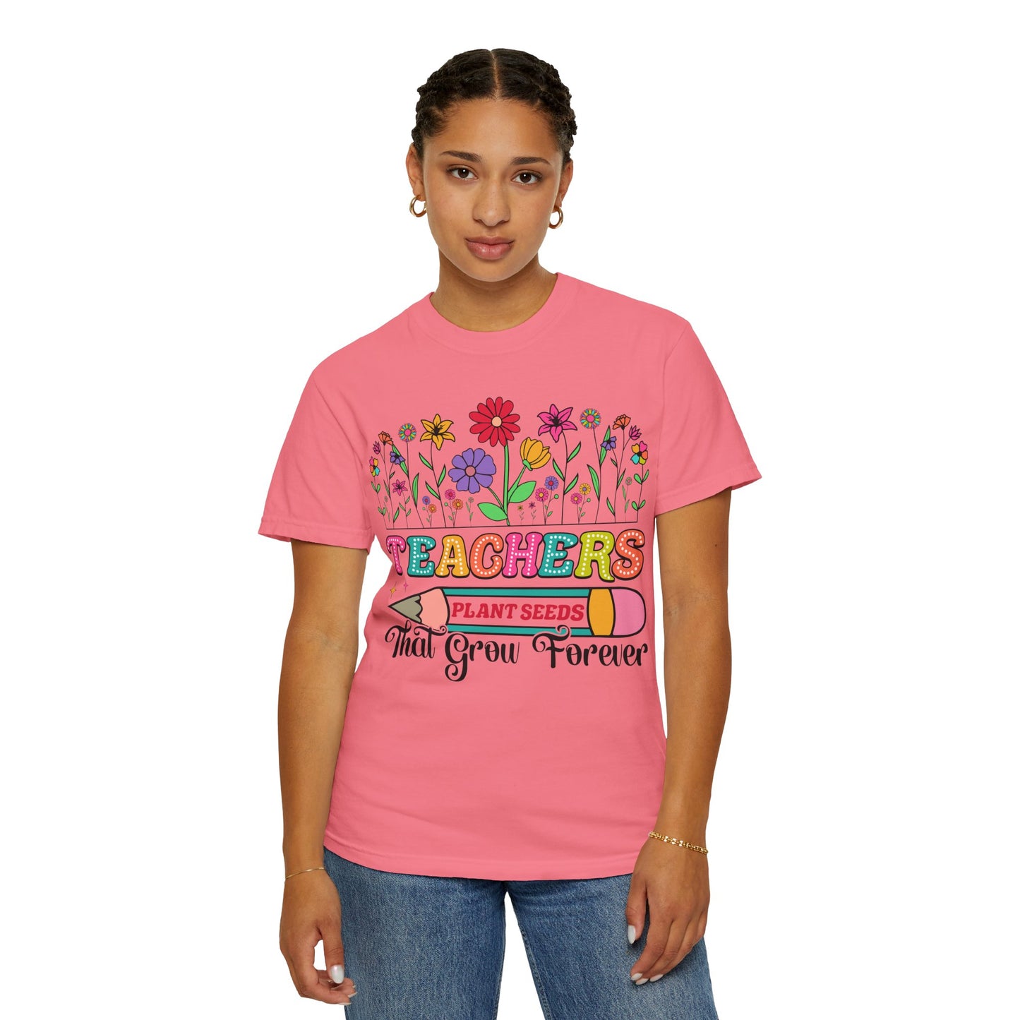 Teacher's Week!! Show your appreciation with This Unisex Garment-Dyed T-shirt in Asst. Colors & Sizes