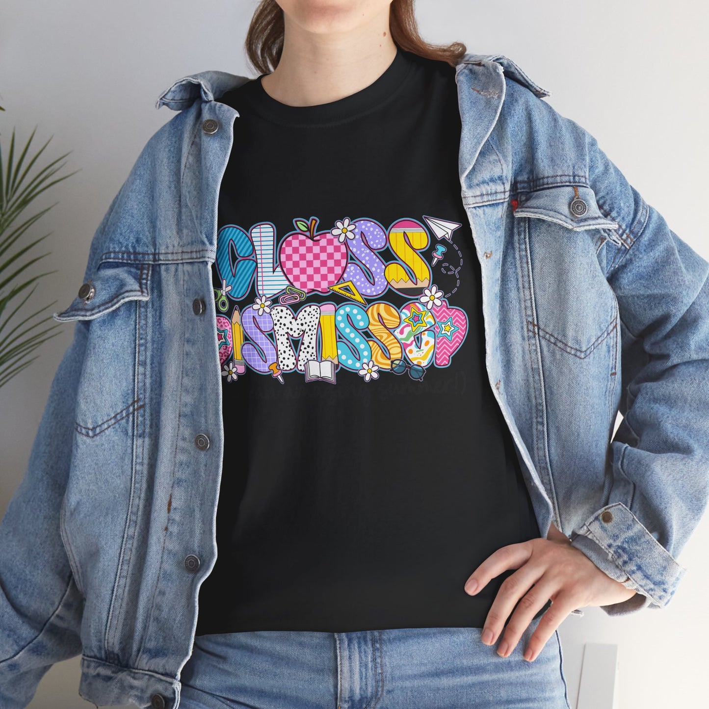 Gildan Garment-Dyed Summer Vibes Unisex Heavy Cotton Tee - "Class Dismissed!" Asst. Colors & Sizes