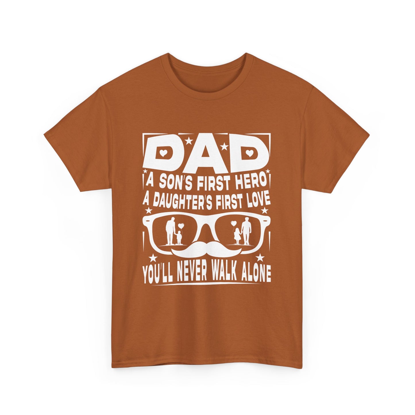 Dad Hero Unisex Heavy Cotton Tee - Perfect Gift for Father's Day