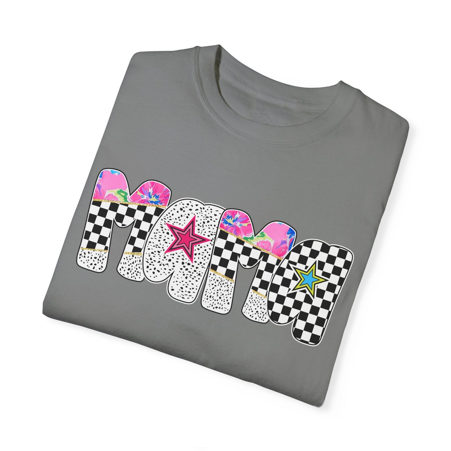 Comfort Colors Retro Vibe Mother's Day T-Shirt with Star Design Asst. Colors & Sizes