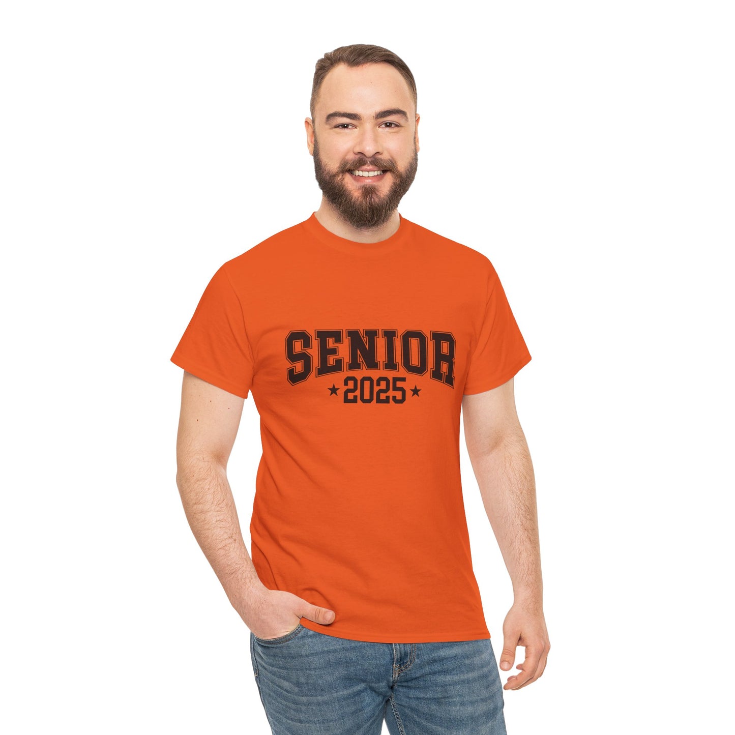 Gildan "2025 Senior" Unisex Heavy Cotton Tee - Celebrate Graduation in Style Asst. COlors & Sizes