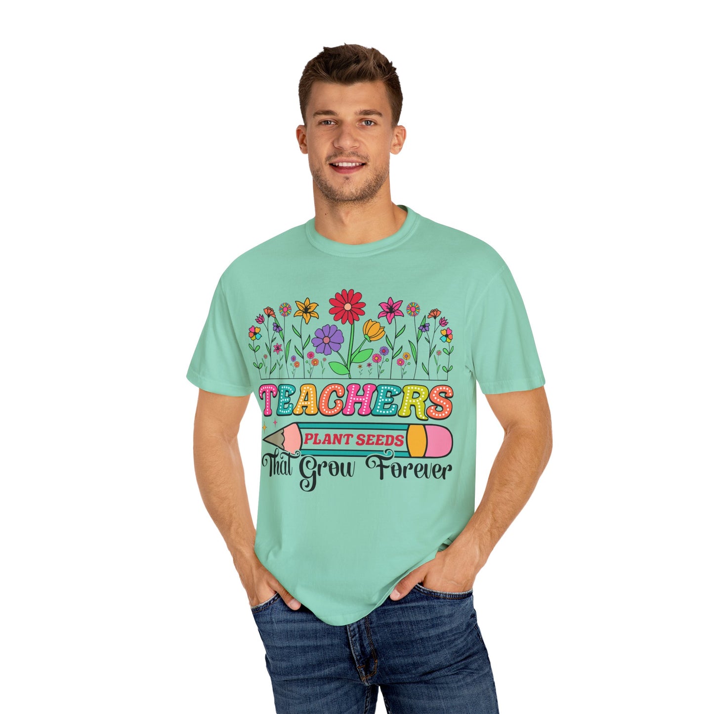 Teacher's Week!! Show your appreciation with This Unisex Garment-Dyed T-shirt in Asst. Colors & Sizes
