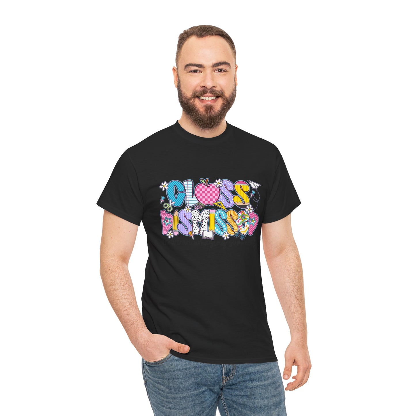 Gildan Garment-Dyed Summer Vibes Unisex Heavy Cotton Tee - "Class Dismissed!" Asst. Colors & Sizes
