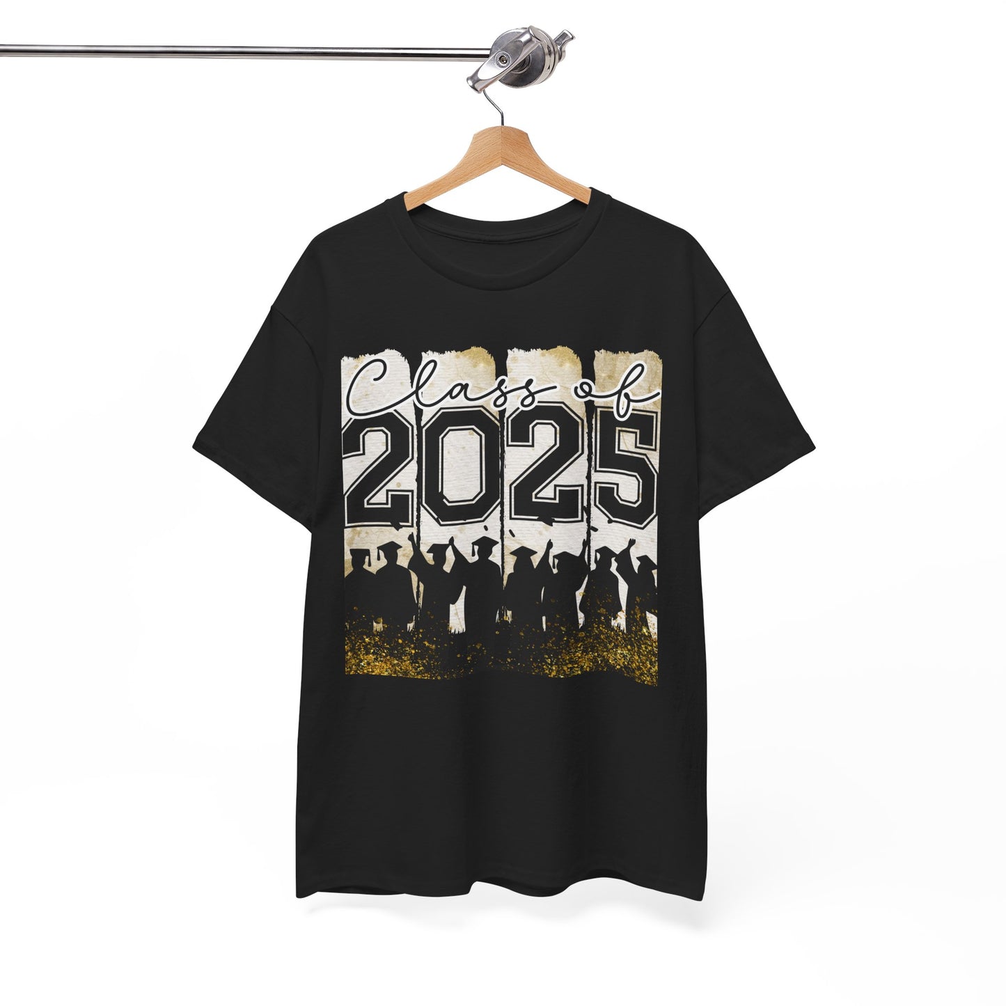Gildan Garment Dyed Class of 2025 Graduation Tee - Unisex Heavy Cotton Shirt Your Choice Colors & Sizes