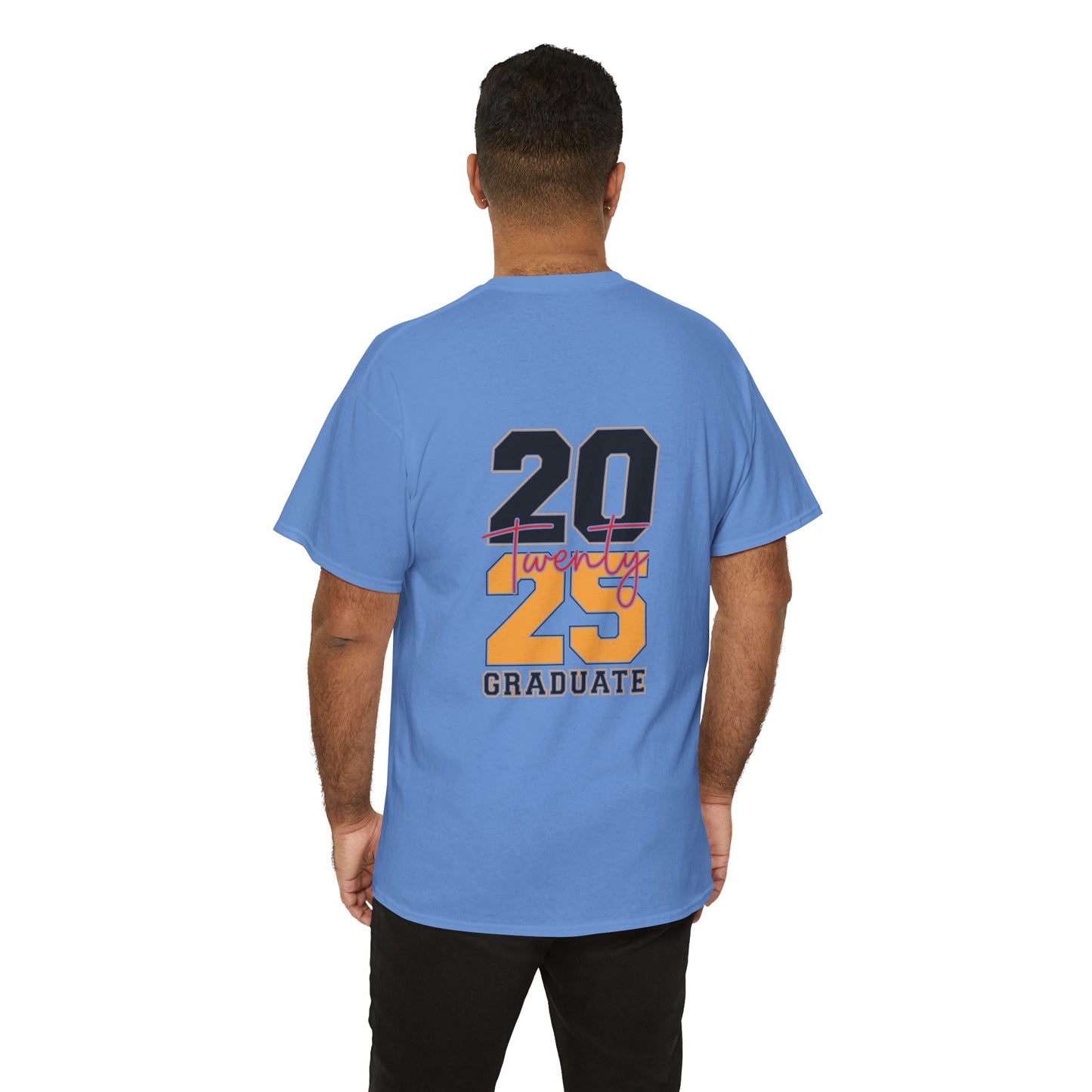Gildan 5000 Unisex Graduate Tee - Class of 2025 Senior Shirt Great Gift Asst. Colors & Sizes