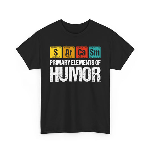 Funny Sarcasm Elements Unisex Heavy Cotton T Shirt