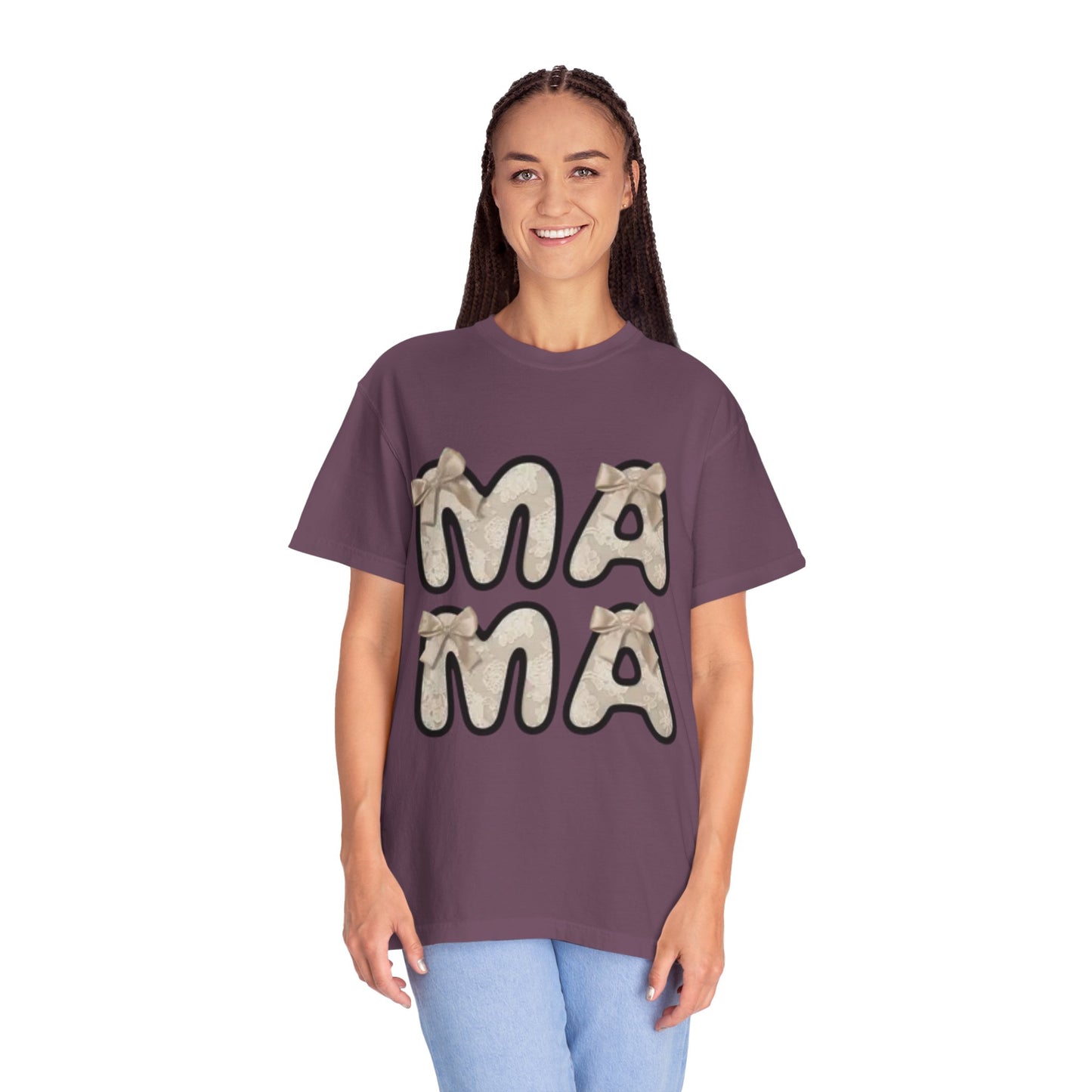 Comfort Colors 'Mama' Love Garment-Dyed Unisex T-Shirt - Perfect for Mother's Day Gift Asst. Colors & Sizes