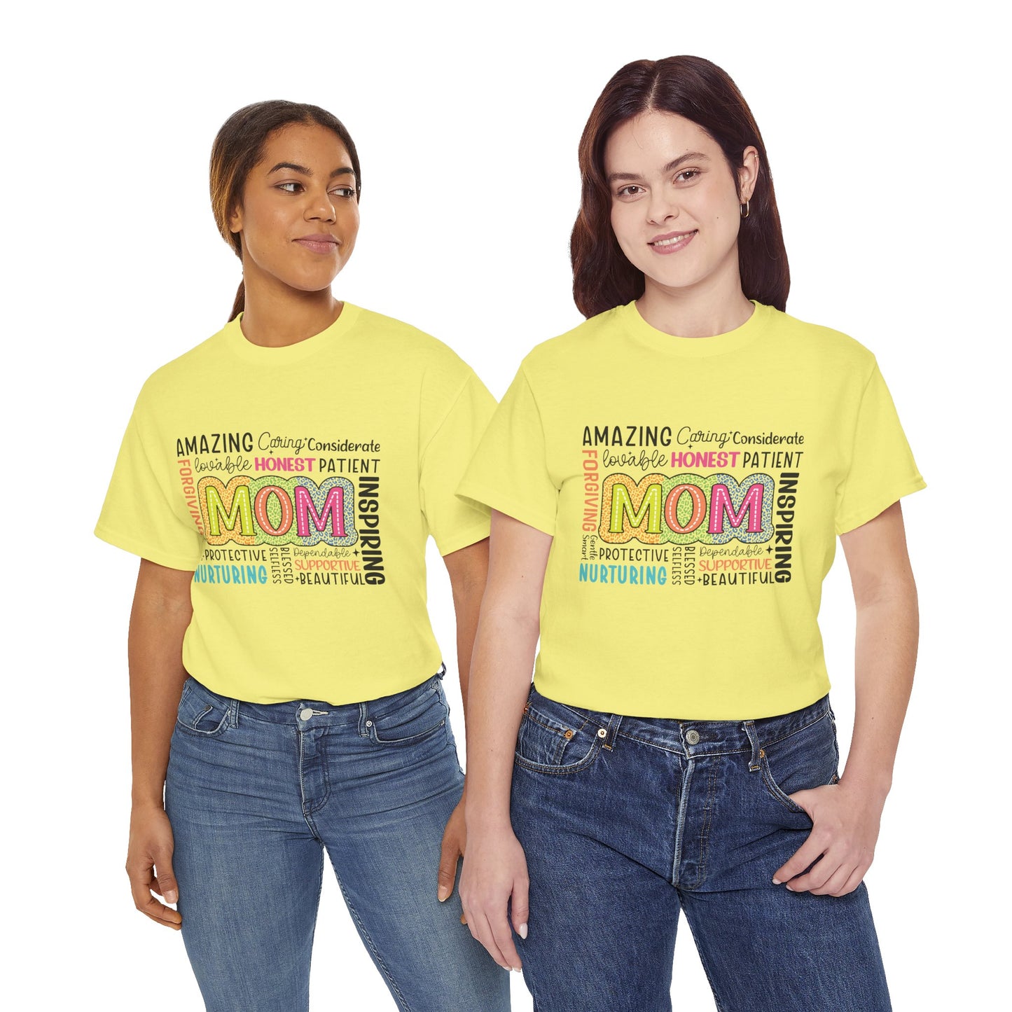 Gildan 5000 Inspirational Mom Unisex Heavy Cotton Tee Great Gift For Mother's Day AStt. Colors & Sizes