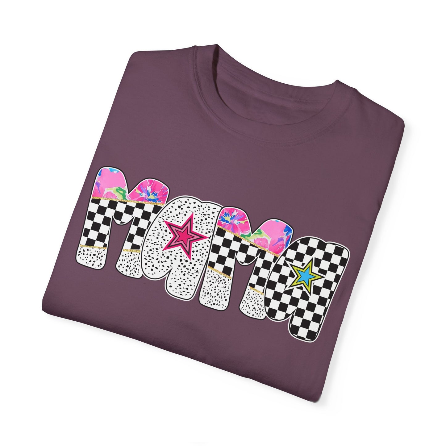 Comfort Colors Retro Vibe Mother's Day T-Shirt with Star Design Asst. Colors & Sizes