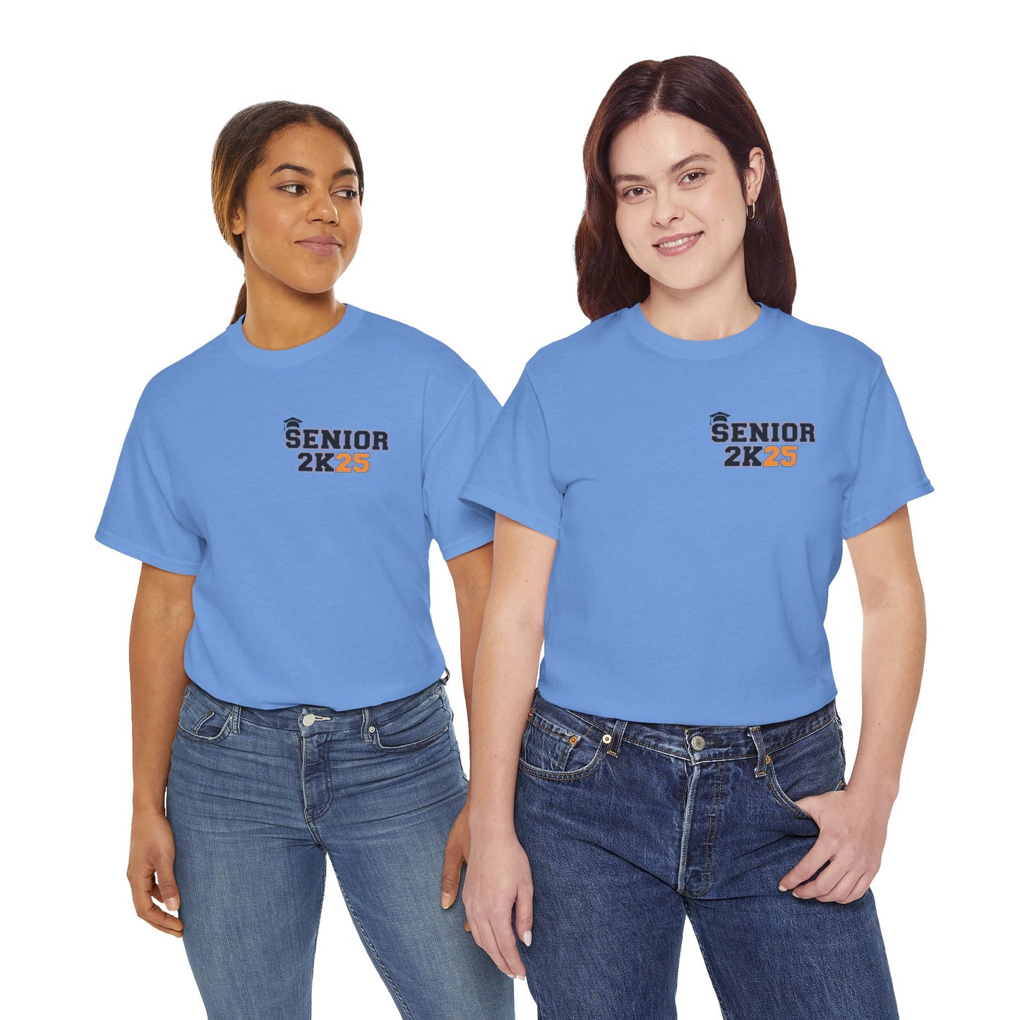 Gildan 5000 Unisex Graduate Tee - Class of 2025 Senior Shirt Great Gift Asst. Colors & Sizes