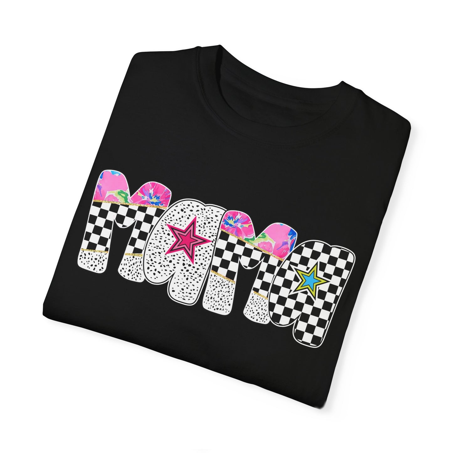 Comfort Colors Retro Vibe Mother's Day T-Shirt with Star Design Asst. Colors & Sizes