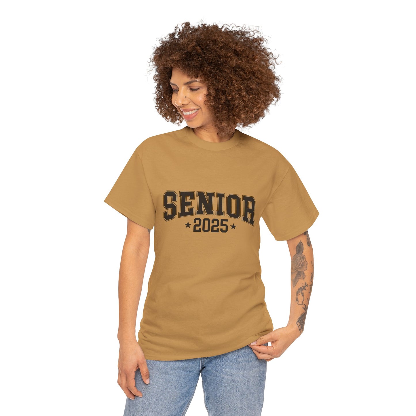 Gildan "2025 Senior" Unisex Heavy Cotton Tee - Celebrate Graduation in Style Asst. COlors & Sizes