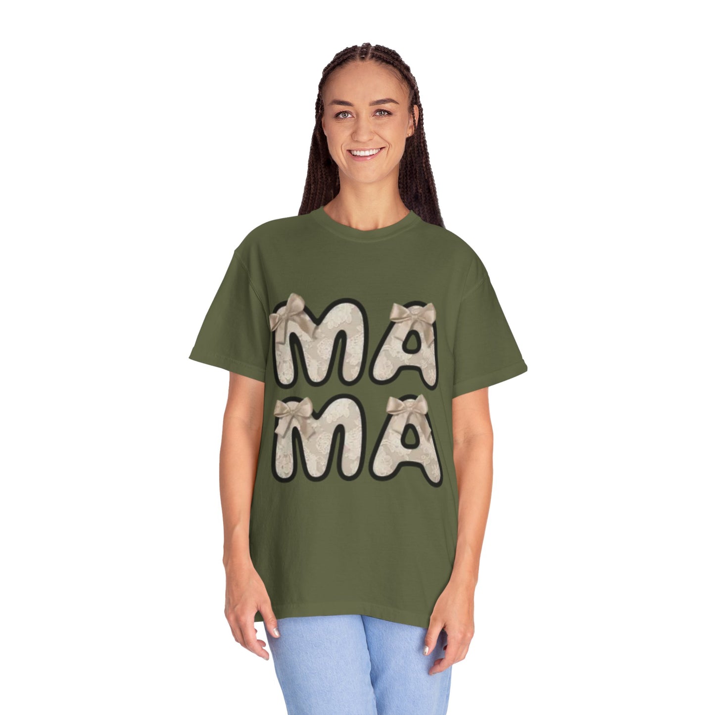Comfort Colors 'Mama' Love Garment-Dyed Unisex T-Shirt - Perfect for Mother's Day Gift Asst. Colors & Sizes