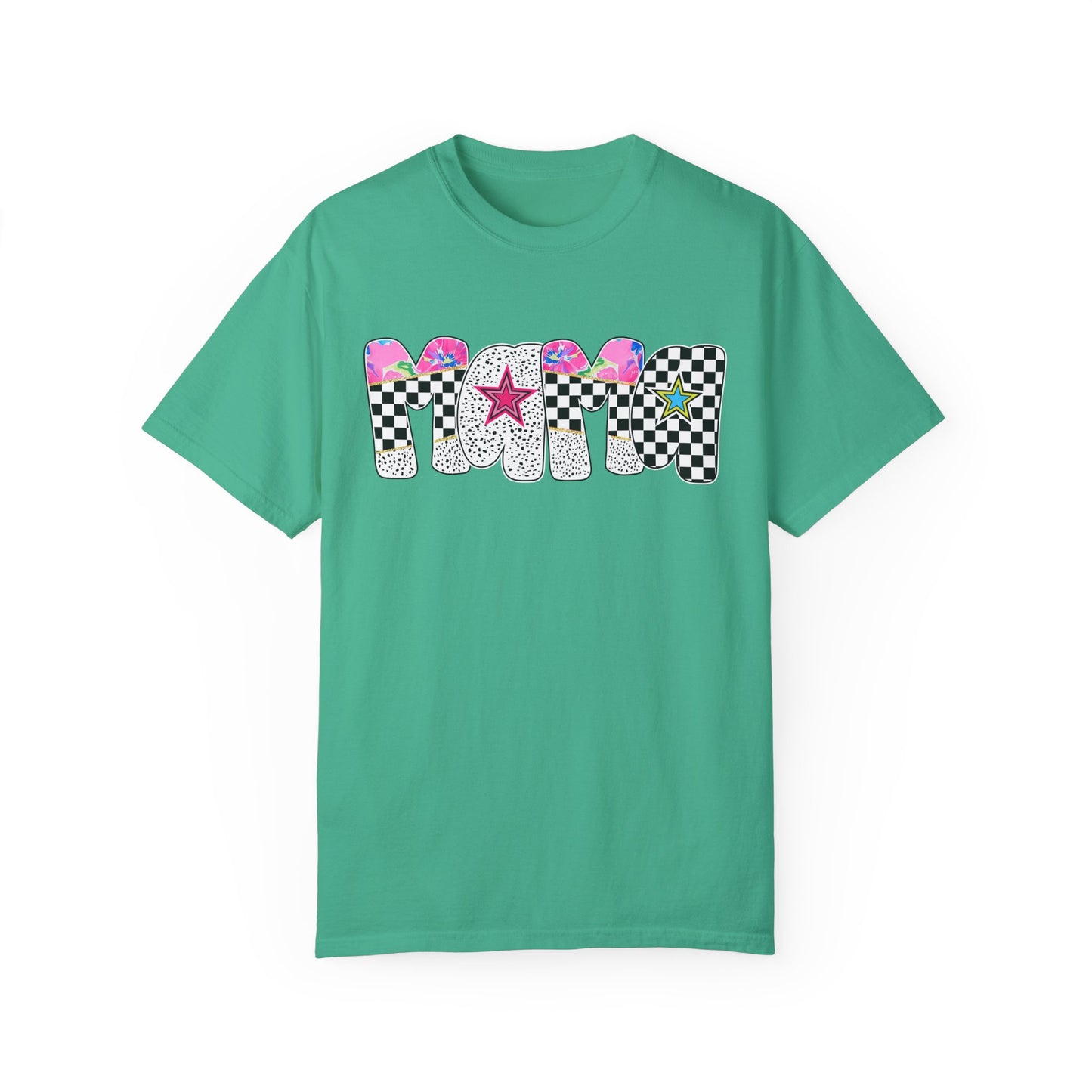 Comfort Colors Retro Vibe Mother's Day T-Shirt with Star Design Asst. Colors & Sizes