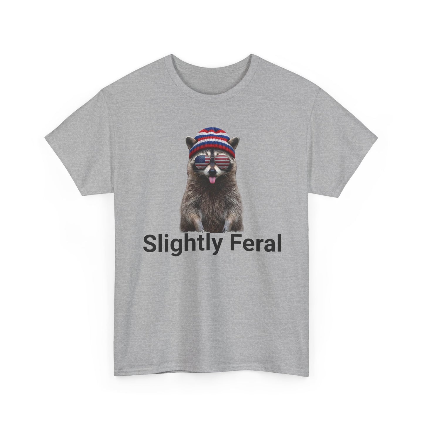 Slightly Feral Raccoon Shirt – Funny Graphic Tee
