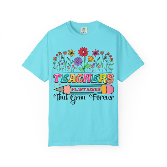 Teacher's Week!! Show your appreciation with This Unisex Garment-Dyed T-shirt in Asst. Colors & Sizes