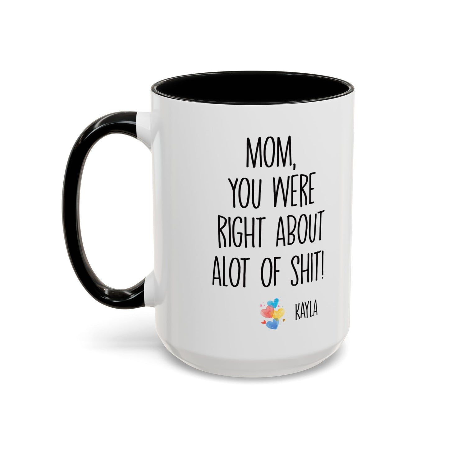 Mug For Mom - Mom You Were Right About Alot Of Shit Coffee Mug (11, 15oz)