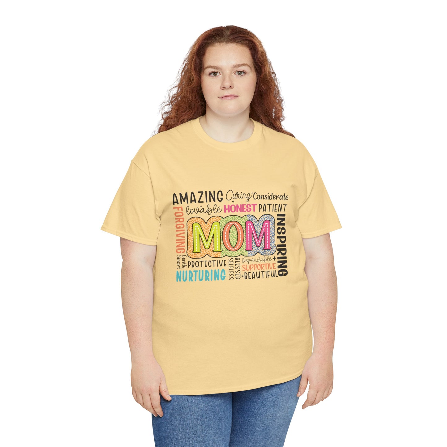 Gildan 5000 Inspirational Mom Unisex Heavy Cotton Tee Great Gift For Mother's Day AStt. Colors & Sizes