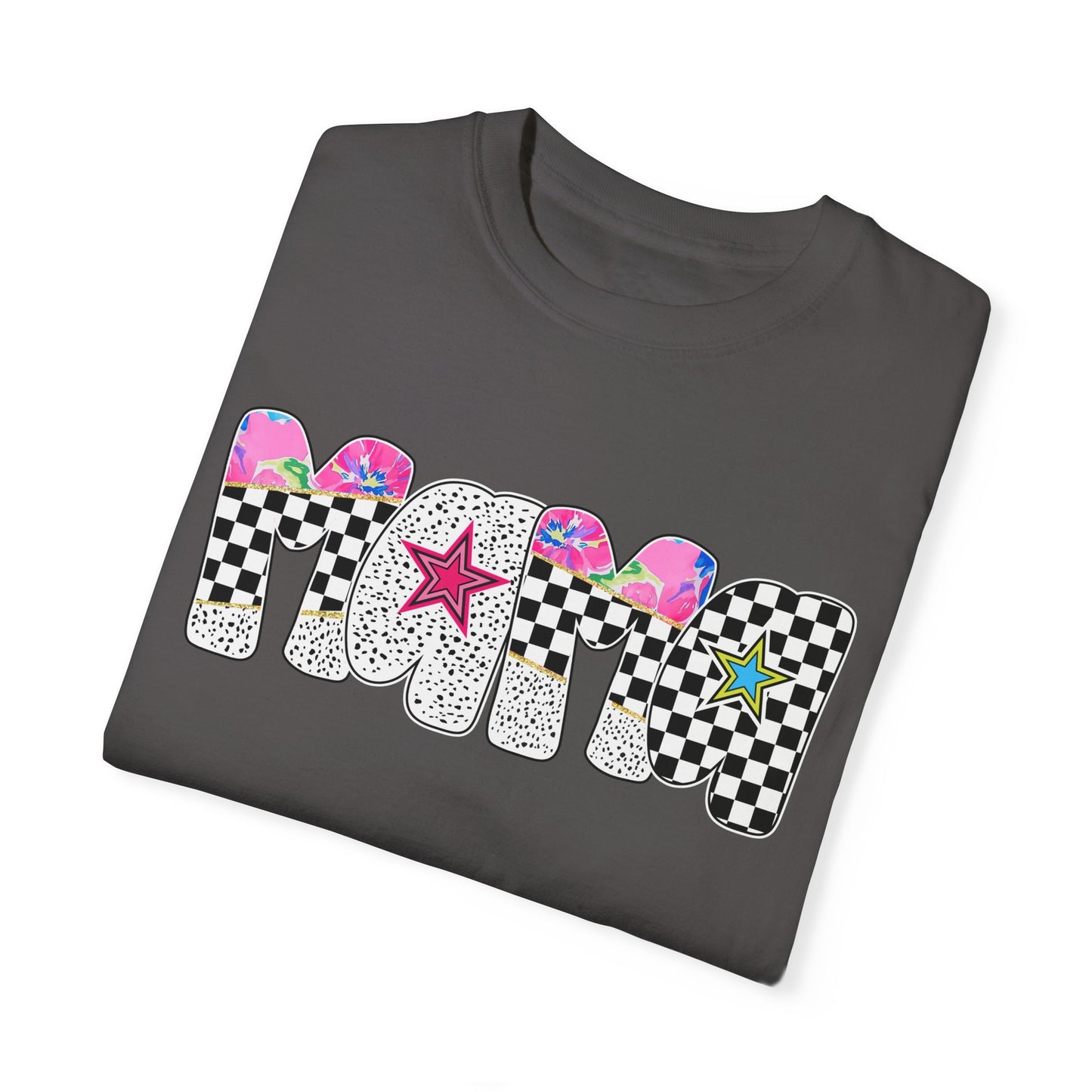 Comfort Colors Retro Vibe Mother's Day T-Shirt with Star Design Asst. Colors & Sizes