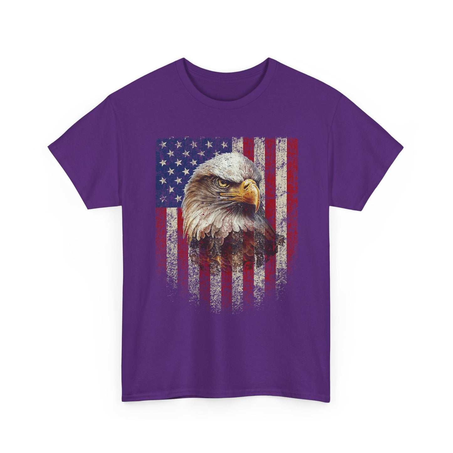 Bald Eagle American Flag T-Shirt | Patriotic Eagle Tee