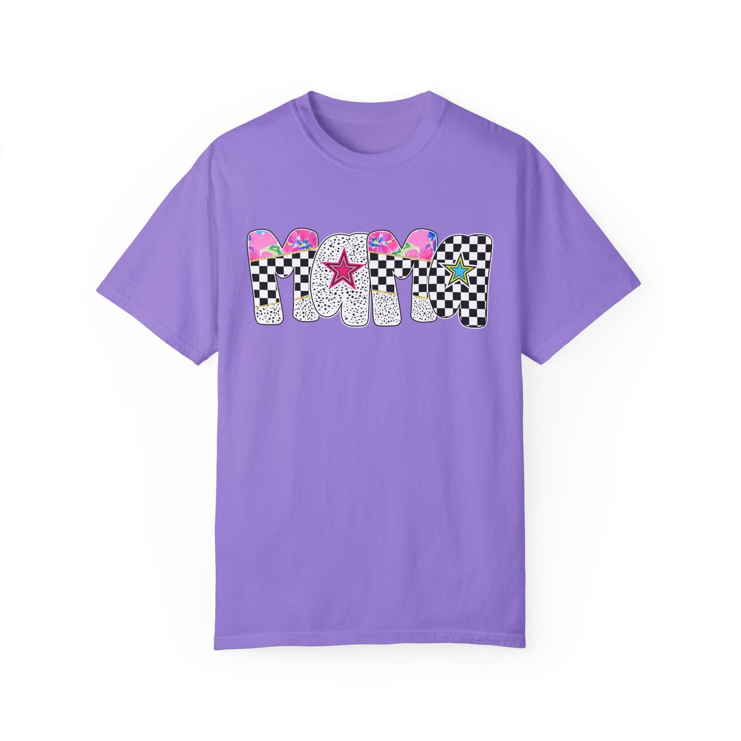 Comfort Colors Retro Vibe Mother's Day T-Shirt with Star Design Asst. Colors & Sizes