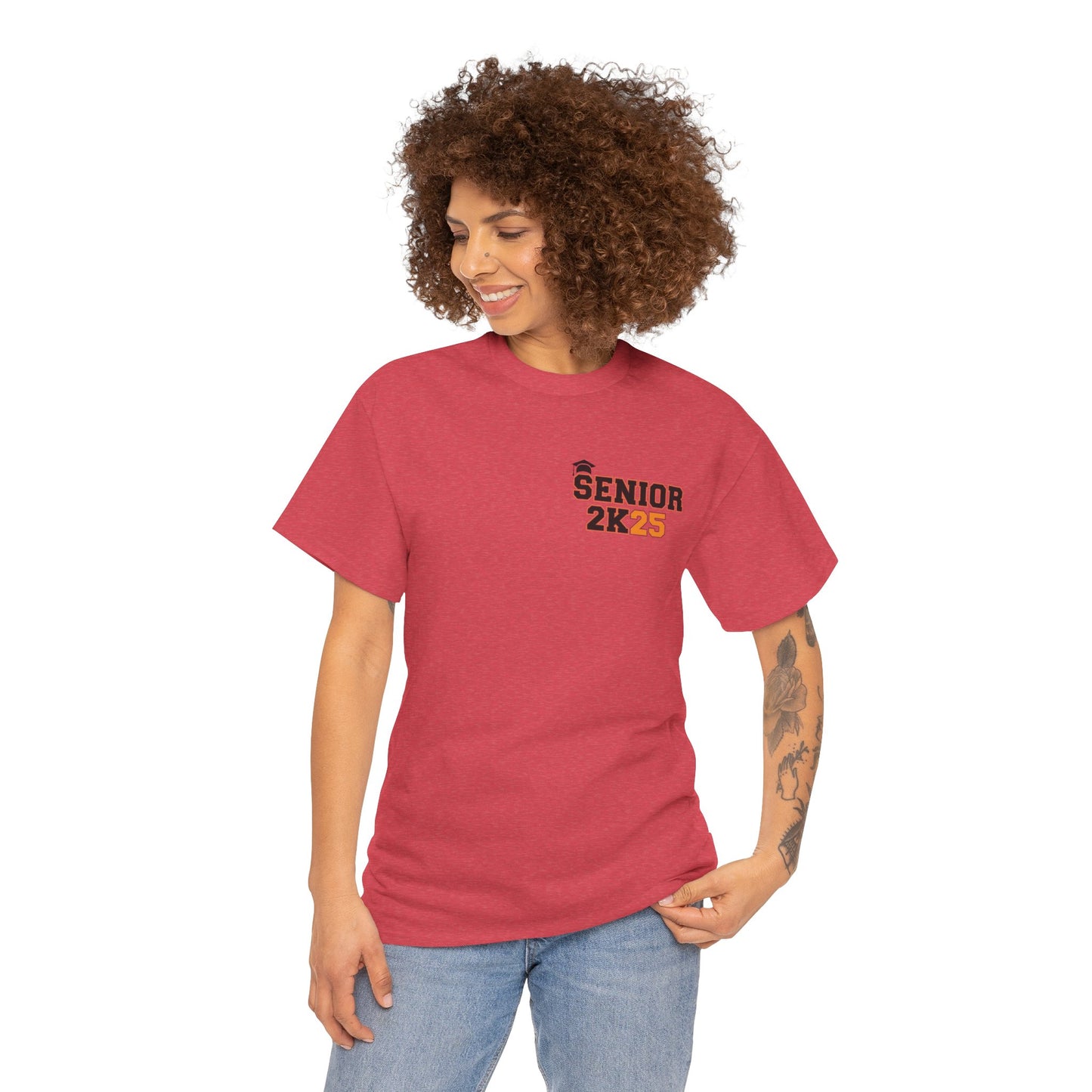 Gildan 5000 Unisex Graduate Tee - Class of 2025 Senior Shirt Great Gift Asst. Colors & Sizes
