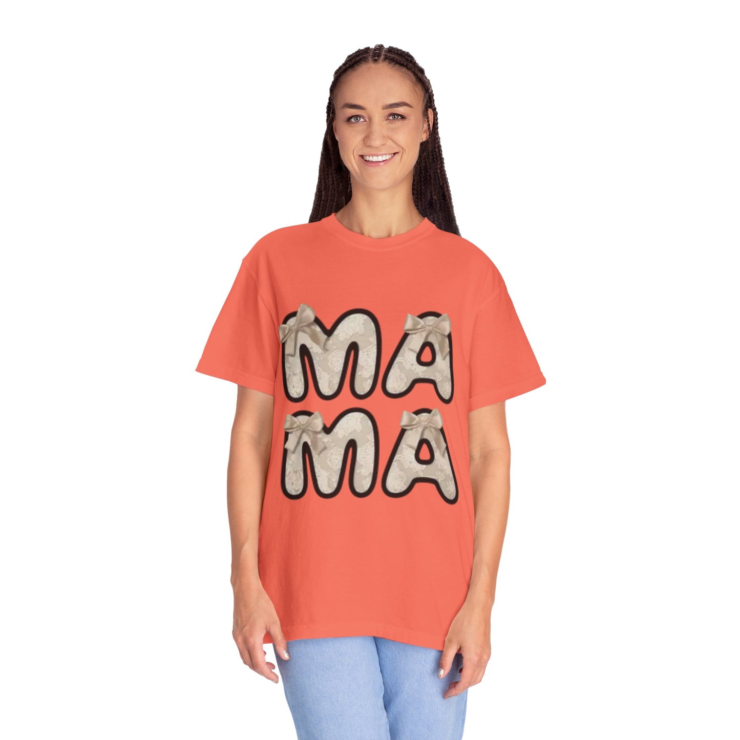 Comfort Colors 'Mama' Love Garment-Dyed Unisex T-Shirt - Perfect for Mother's Day Gift Asst. Colors & Sizes