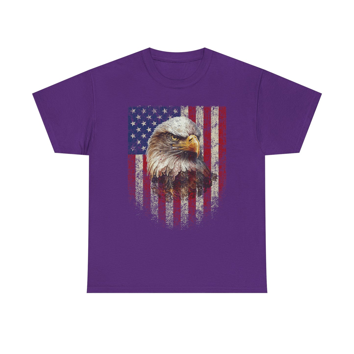 Bald Eagle American Flag T-Shirt | Patriotic Eagle Tee