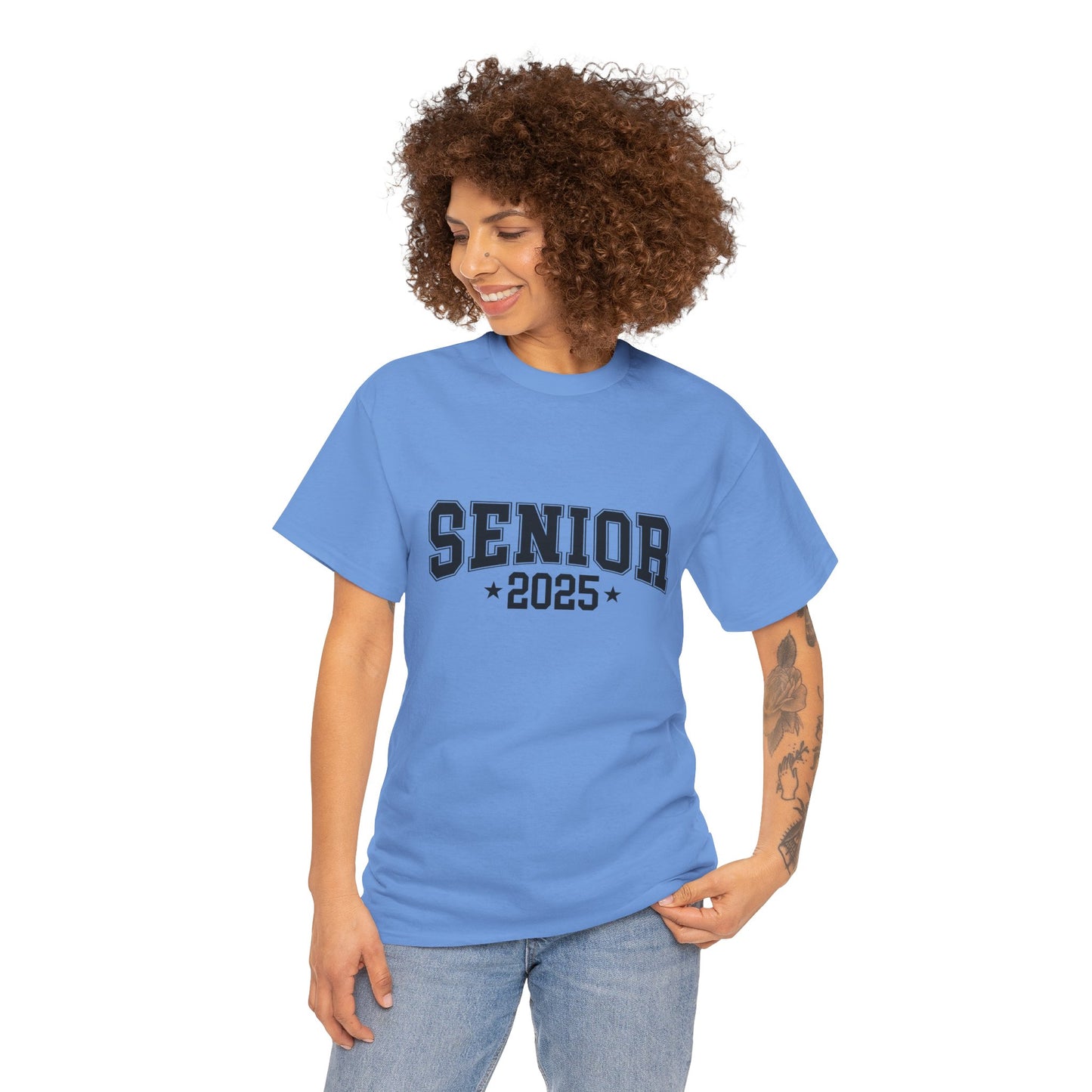 Gildan "2025 Senior" Unisex Heavy Cotton Tee - Celebrate Graduation in Style Asst. COlors & Sizes