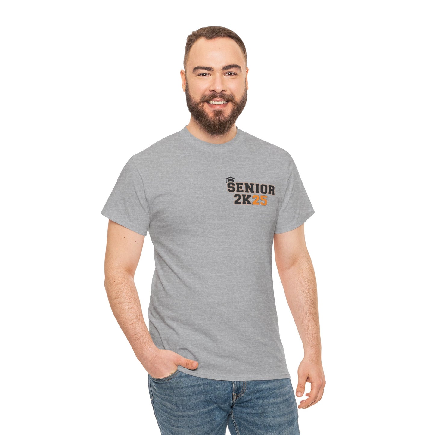 Gildan 5000 Unisex Graduate Tee - Class of 2025 Senior Shirt Great Gift Asst. Colors & Sizes