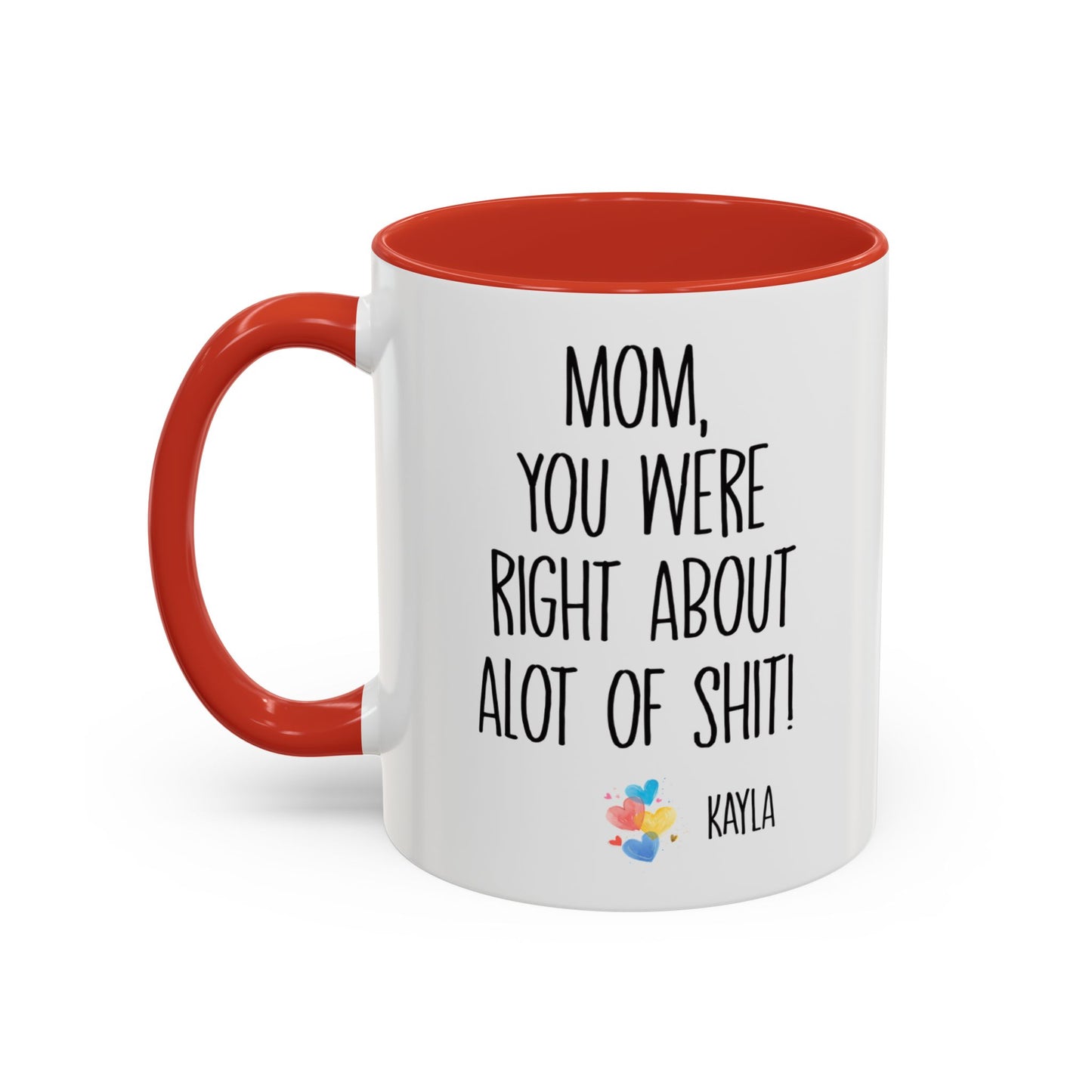 Mug For Mom - Mom You Were Right About Alot Of Shit Coffee Mug (11, 15oz)
