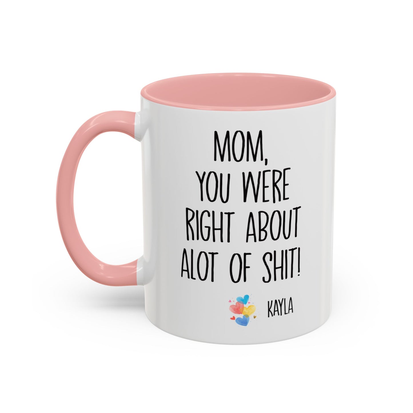 Mug For Mom - Mom You Were Right About Alot Of Shit Coffee Mug (11, 15oz)
